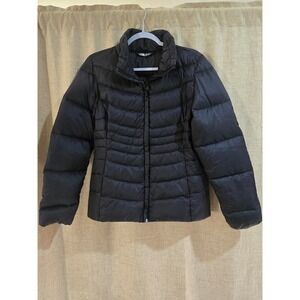The North Face Aconcagua II Puffer Jacket Womens Large Black Down Insulated Coat